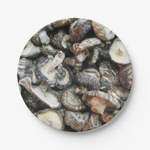 Prato De Papel Shiitake Mushroom