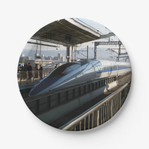 Prato De Papel Shinkansen Série 500 新 幹 線 Comboio