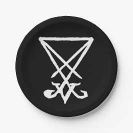 Prato De Papel Sigil das placas de papel de Lucifer