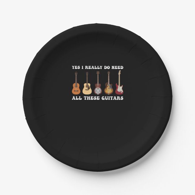 Prato De Papel Sim, Eu Realmente Preciso de Todas Essas Guitarras (Frente)