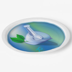 Prato De Papel Símbolo de farmácia