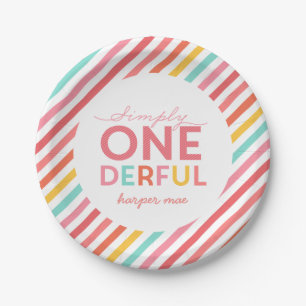 PRATO DE PAPEL SIMPLESMENTE ONEDERFUL MARAVILHOSO