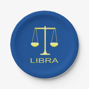 Prato De Papel Sinal de estrela do Ouro Libra Escala