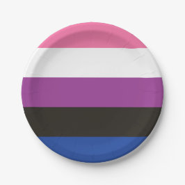 Prato De Papel Sinalizador de Fluido de Gênero