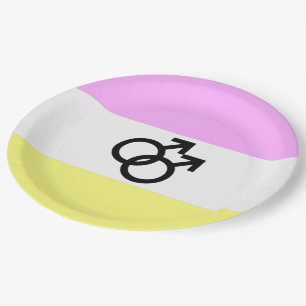 Prato De Papel Sinalizador do Orgulho Twink