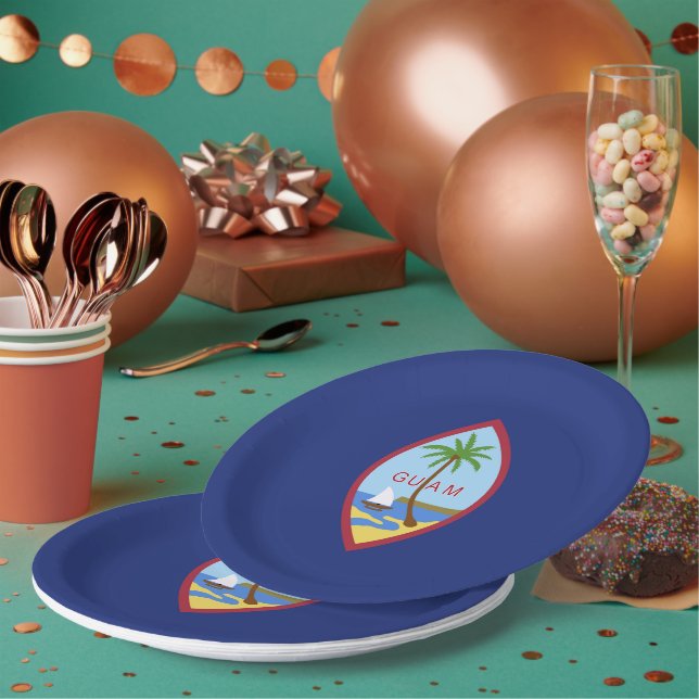 Prato De Papel Sinalizador Guam (Múltiplo)