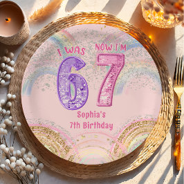 Prato De Papel Six Seven 67 Birthday Paper Plates