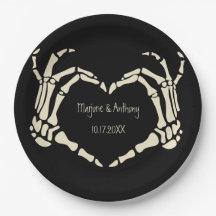 Skeleton Mãos Casamento Personalizado em Forma de 