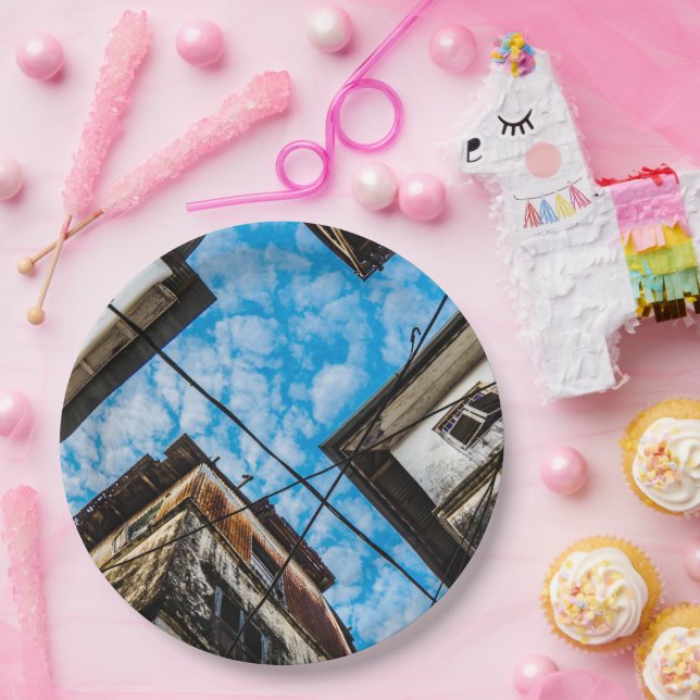 Prato De Papel Sky Over Stonetown, Zanzibar (Festa)