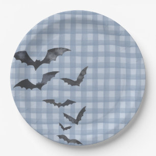 Prato De Papel Sobremesa de Aniversário Fantasminha Azul Pastel P