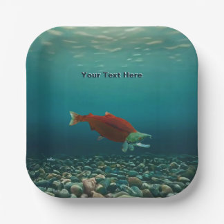 Prato De Papel Sockeye Salmon