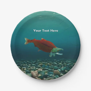 Prato De Papel Sockeye Salmon