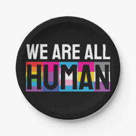 Prato De Papel Somos todos LGBTQIA+