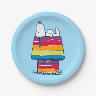 Prato De Papel Soneca  Rainbow Dog House