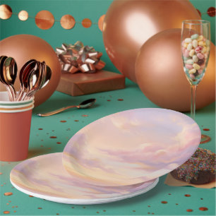 Prato De Papel Sonho Pastel: Estudo do Céu Moderno ao Estilo Rena