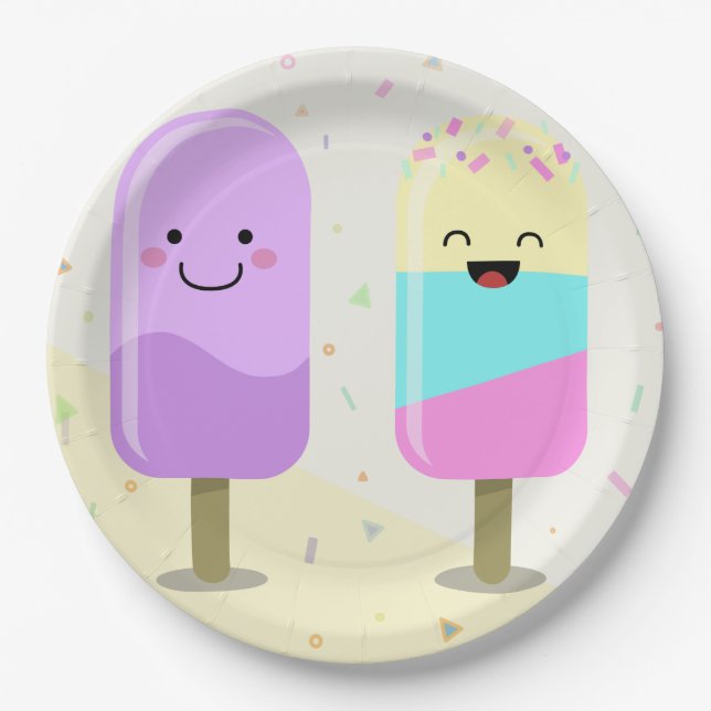 Prato De Papel Sorvete (Frente)