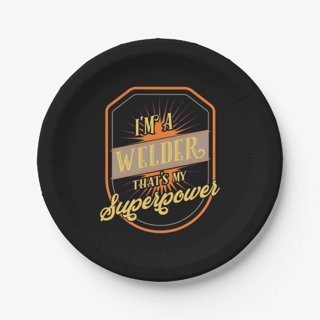 Prato De Papel Sou Um Soldado (Frente)