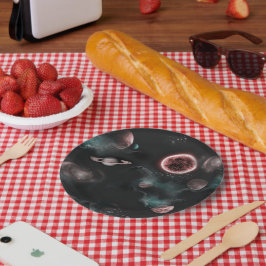 Prato De Papel Space Pattern 