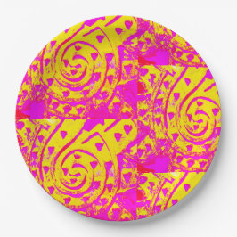 Prato De Papel Spiral Flame!