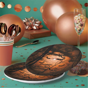 Prato De Papel Spooktacular Festa de Lua Cheia