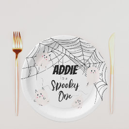 Prato De Papel Spooky One | Placas de primeiro aniversario | Fant