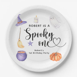 Prato De Papel Spooky, Primeira festa de aniversário de Halloween