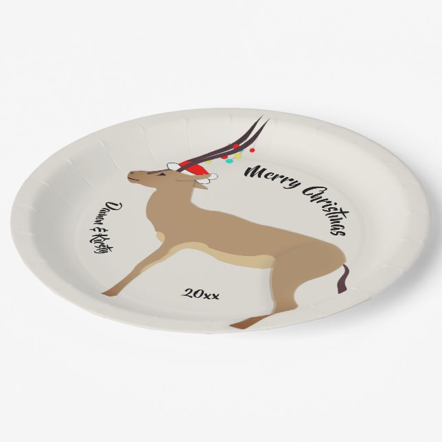 Prato De Papel Springbok Natal (Inclinado)