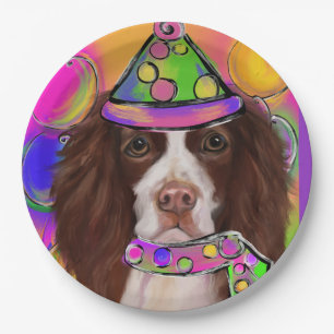Prato De Papel Springer Spaniel Inglês            