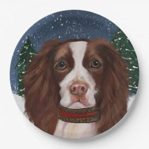 PRATO DE PAPEL SPRINGER SPANIEL INGLÊS