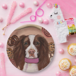 Prato De Papel Springer Spaniel Inglês