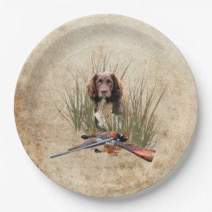 Prato De Papel Sprocker Spaniel Teapot Box Gift Box Azulejo Cerâm