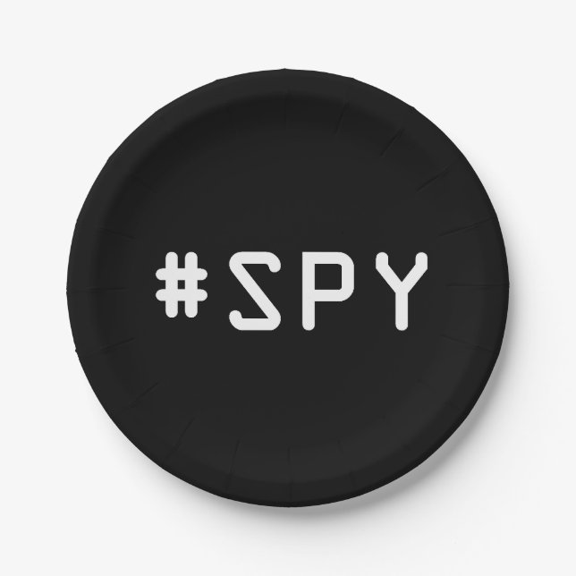 Prato De Papel #SPY - placas (Frente)