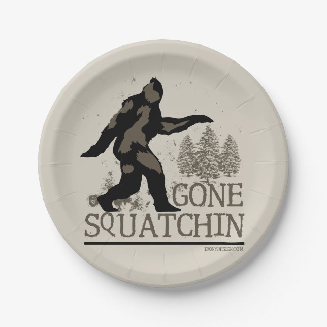 Prato De Papel Squatchin ido (Frente)