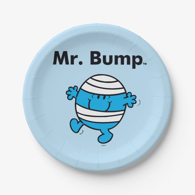 Prato De Papel Sr. Men | Sr. Bump é um Clutz (Frente)