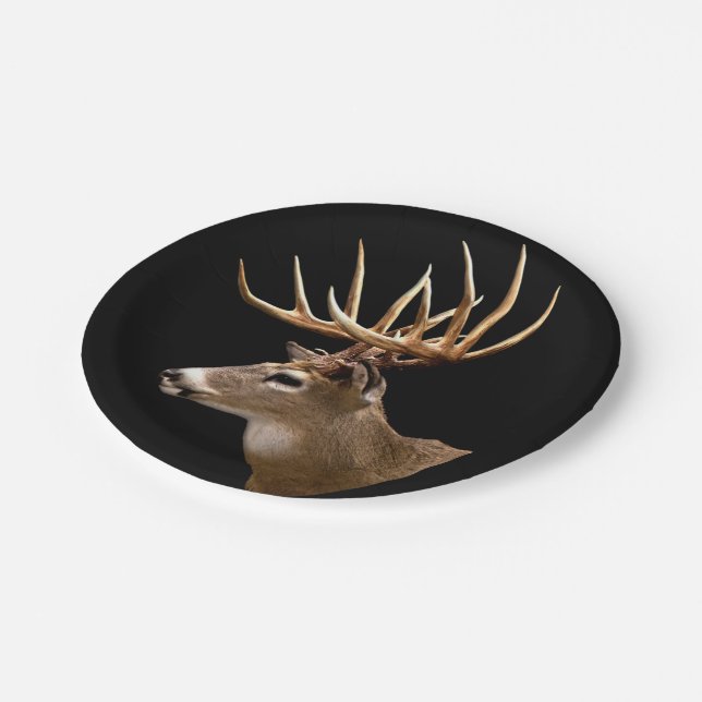 Prato De Papel Stag Buck Deer (Inclinado)
