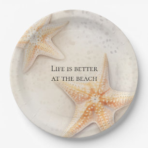 Prato De Papel Starfish Ocean Beach