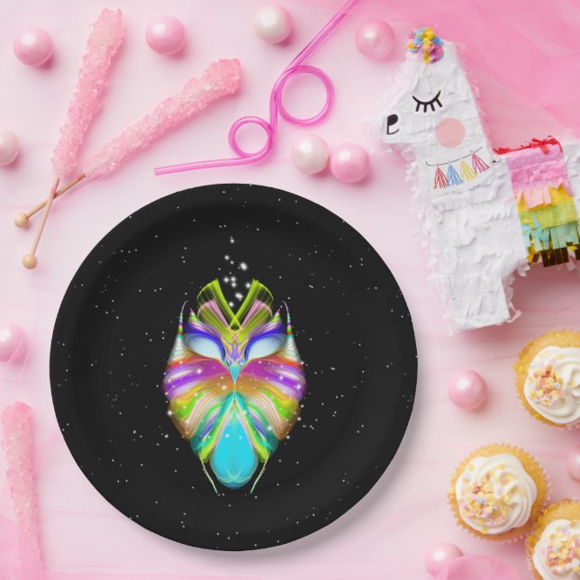 Prato De Papel Starlight Oracle Owl (Festa)