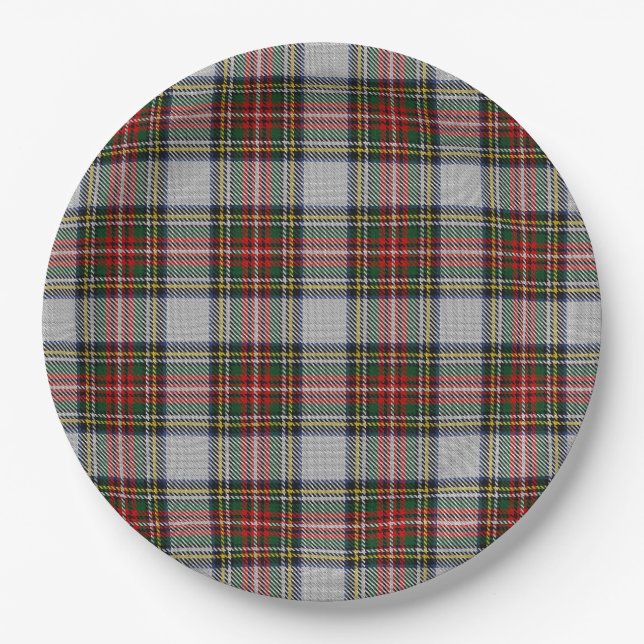 Prato De Papel Stewart Royal Dress Tartan (Frente)