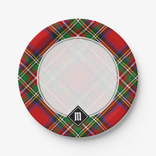 Prato De Papel Stewart Tartan
