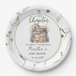 Prato De Papel Storybook - Um novo capítulo sobre o início do Chá