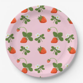 Prato De Papel Strawberries