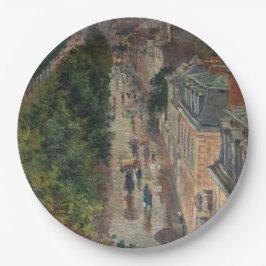 Prato De Papel Street Scene em Paris, França (por Maximilien Luce