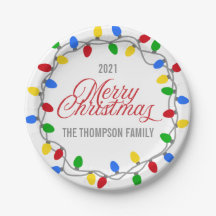 String de Natal das Luzes | Personalizar Círculo