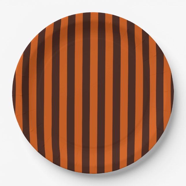 Prato De Papel Stripes de Design Gráficos com Espírito de Partido (Frente)