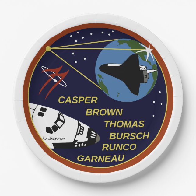 PRATO DE PAPEL STS-77 (Frente)