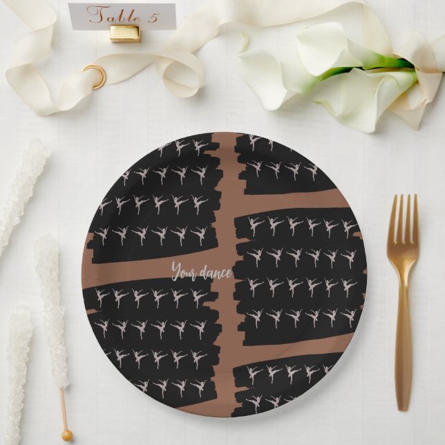 Prato De Papel Sua dança (Casamento)