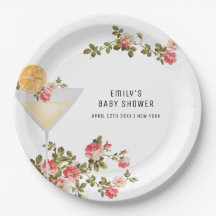 Summer Floral Brunch Borracha Chá de fraldas de Ch