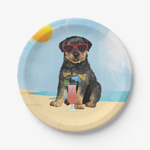 Prato De Papel Summer Rottweiler