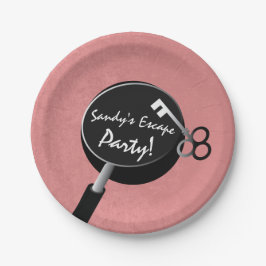 Prato De Papel Suprimentos para Meninas de Festas de Fuga