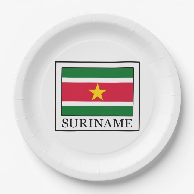 Prato De Papel Suriname (Frente)
